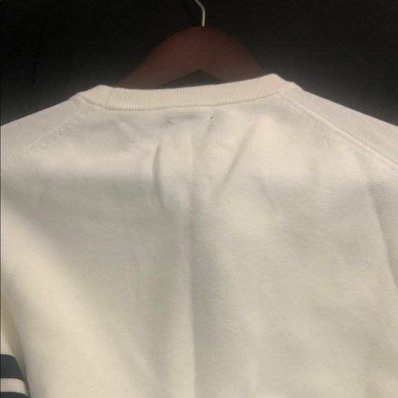 Men's Cream Sweater with Stripes - Picture 5 of 7